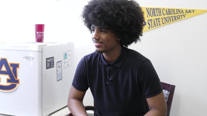 A&T 4 Middle College student Phoenix Fleming