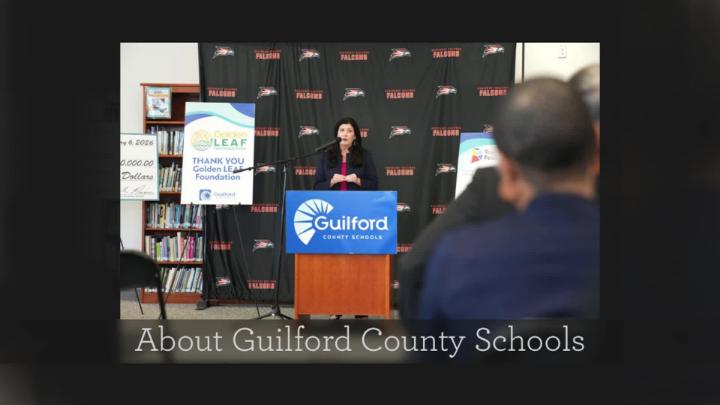 Superintendent Whitney Oakley Talking To Crowd at Southeast High School