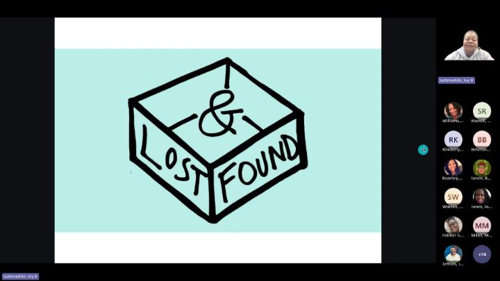 Graphic with a box labeled Lost and Found